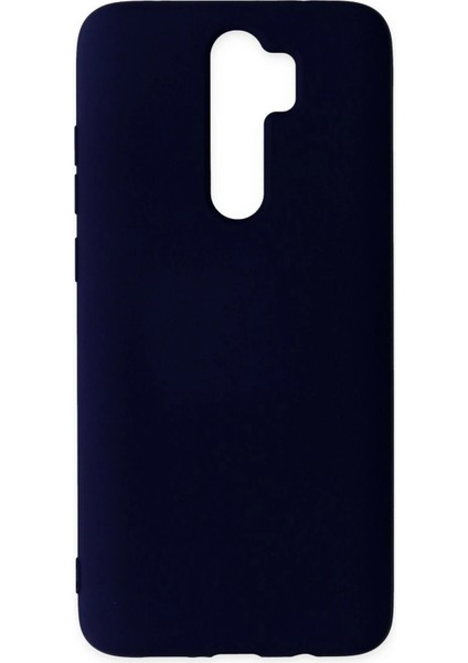 Newface Xiaomi Redmi Note 8 Pro Kılıf Nano Içi Kadife Silikon - Lacivert