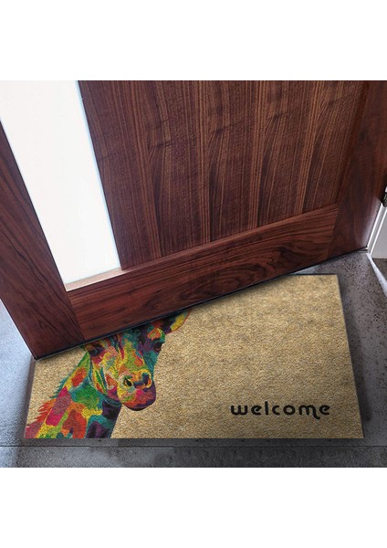 Kedi Köpek Komik Tasarımlı Dekoratif Kapı Önü Paspas, Dış Mekan/ev Içi/banyo/mutfak/yatak Odası/giriş Paspasları fırsatları