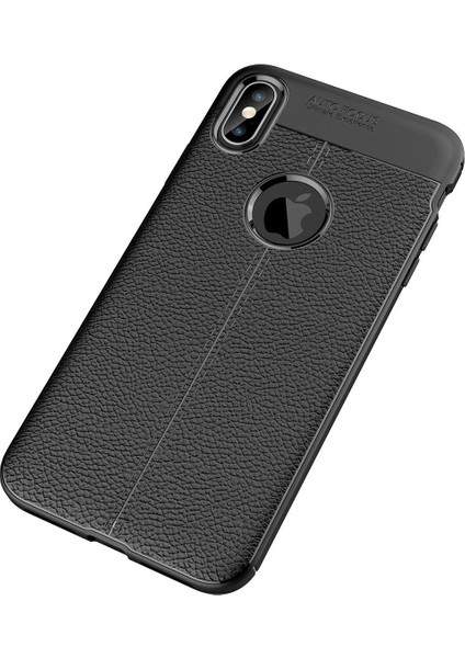 Newface iPhone Xs Max Kılıf Auto Focus Kapak - Siyah