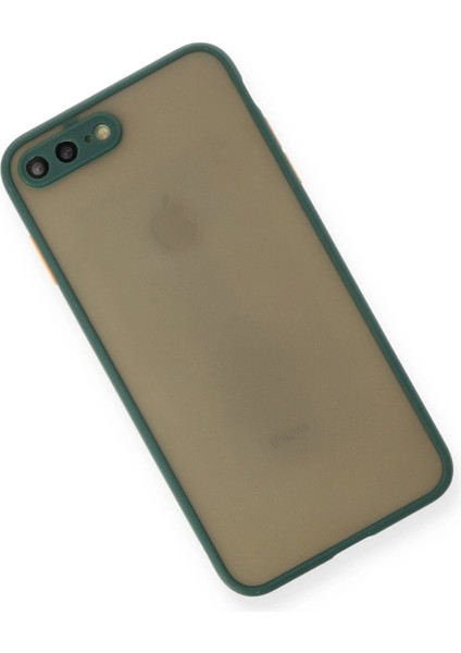 Newface iPhone 7 Plus Kılıf Montreal Silikon Kapak - Yeşil