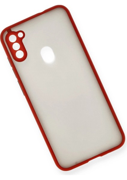 Newface Samsung Galaxy A11 Kılıf Montreal Silikon Kapak - Kırmızı modelleri