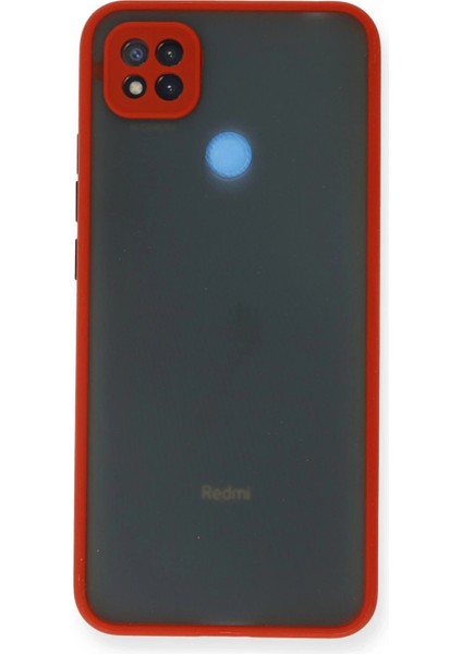 Newface Xiaomi Redmi 9c Kılıf Montreal Silikon Kapak - Kırmızı