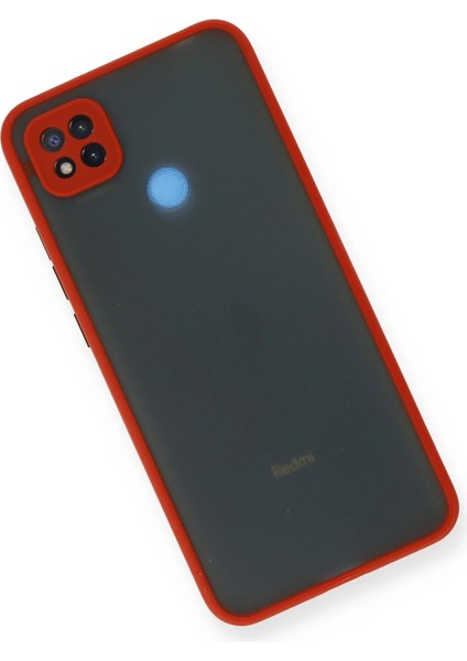 Newface Xiaomi Redmi 9c Kılıf Montreal Silikon Kapak - Kırmızı