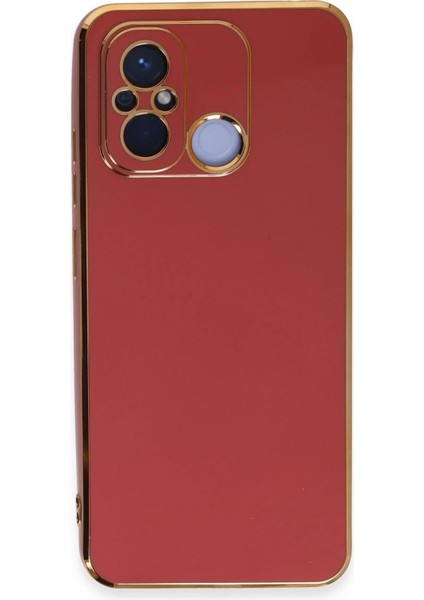 Newface Xiaomi Redmi 12C Kılıf Volet Silikon - Kırmızı