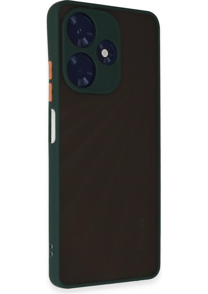 Newface Infinix Hot 30 4g Kılıf Montreal Silikon Kapak - Yeşil fiyatları