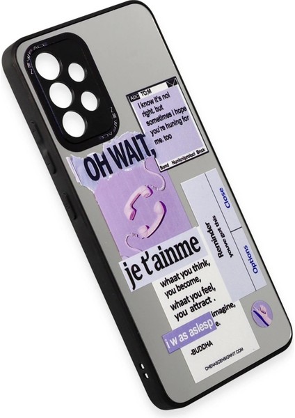 Newface Samsung Galaxy A52 Kılıf Mirror Desenli Kapak - Mirror - 4