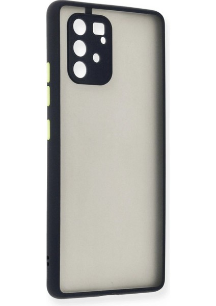 Newface Samsung Galaxy A91 / S10 Lite Kılıf Montreal Silikon Kapak - Lacivert