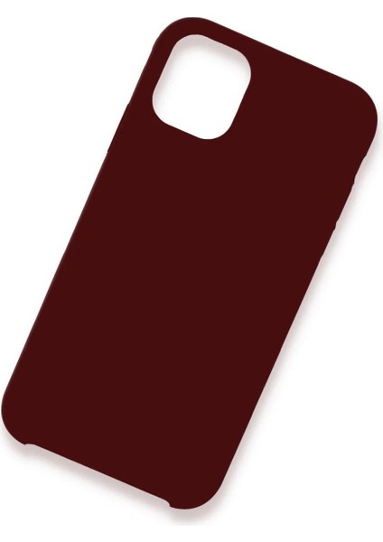 Newface iPhone 12 Kılıf Lansman Legant Silikon - Bordo