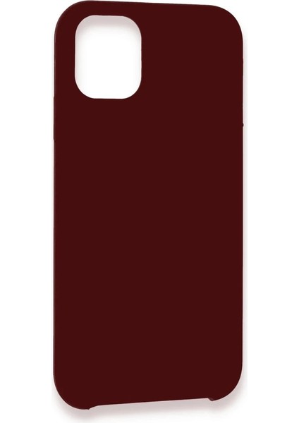 Newface iPhone 12 Kılıf Lansman Legant Silikon - Bordo