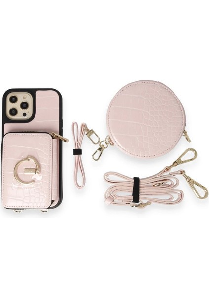 Joko iPhone 13 Pro Kılıf Ermes Kapak - Pembe