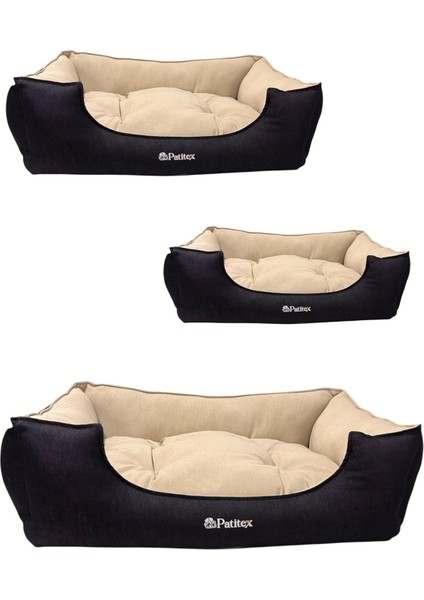 Kedi Yatak -Köpek Yatak - Yıkanabilir Yatak Miderli -Kaliteli Kedi Köpek Yatakları
