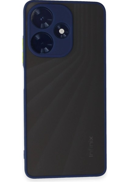 Newface Infinix Hot 30 4g Kılıf Montreal Silikon Kapak - Lacivert