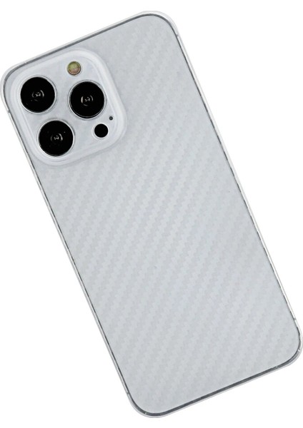 Newface iPhone 13 Pro Kılıf Karbon Pp Silikon - Şeffaf
