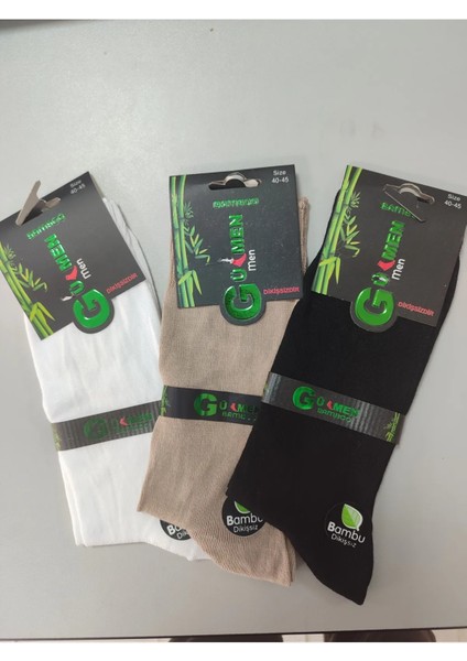 Erkek Bambu Uzun Çorap