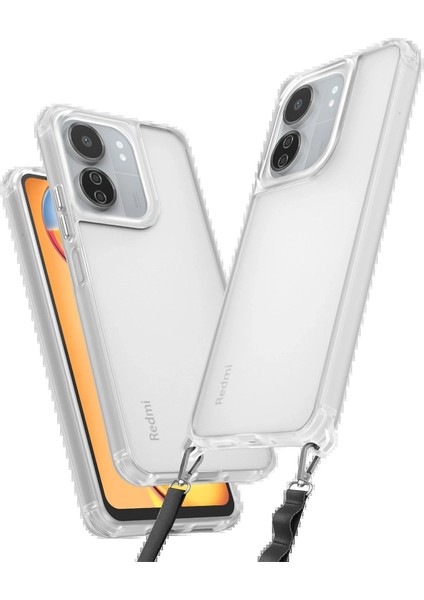 Newface Xiaomi Redmi 13C Kılıf Penta Silikon Kılıf - Şeffaf