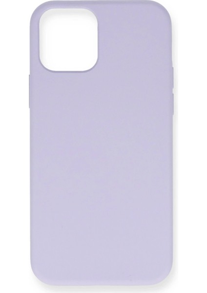Newface iPhone 12 Pro Max Kılıf Nano Içi Kadife Silikon- Lila