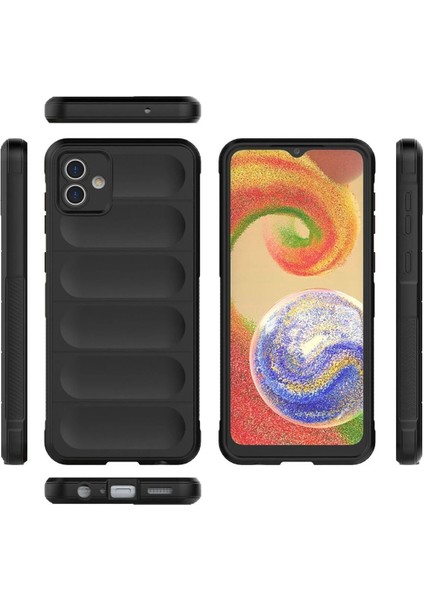 Newface Samsung Galaxy A04E Kılıf Optimum Silikon - Siyah modelleri
