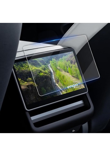 Tesla Y Arka Ekran 8 Inç Ekran Koruyucu Nano Film Parlak