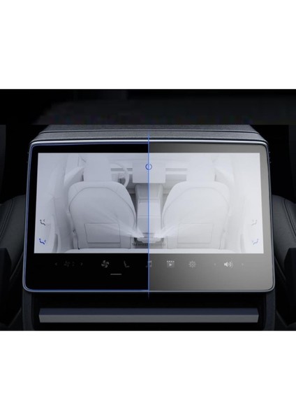 Tesla Y Arka Ekran 8 Inç Ekran Koruyucu Nano Film Parlak fırsatları