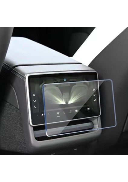 Tesla Y Arka Ekran 8 Inç Ekran Koruyucu Nano Film Parlak indirimleri