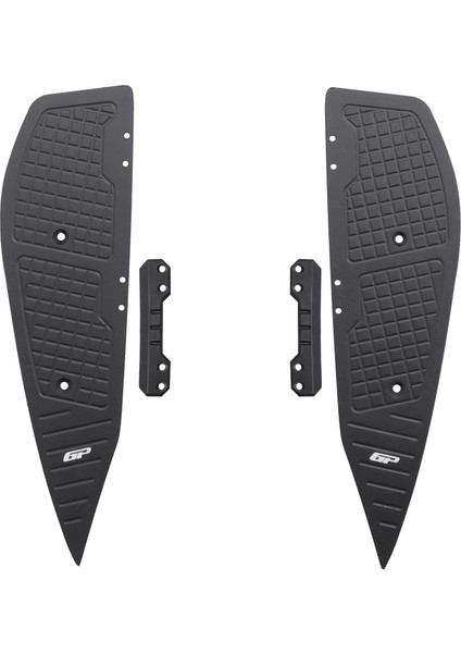 Yamaha Xmax 250 Tech / Iron Max 2018-2024 Uyumlu Basamak Alüminyum Siyah