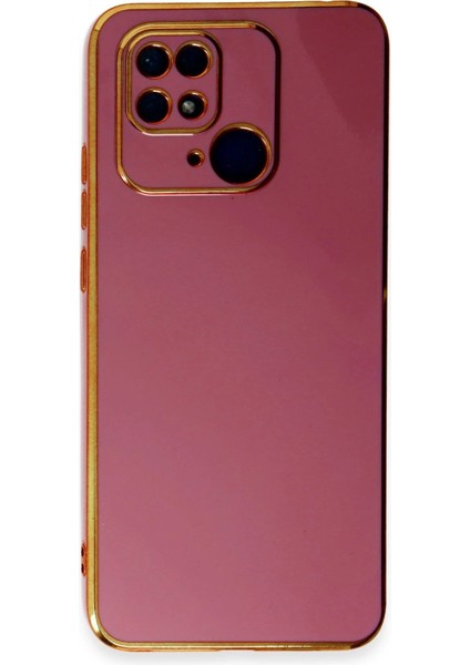 Newface Xiaomi Redmi 10C Kılıf Volet Silikon - Kırmızı