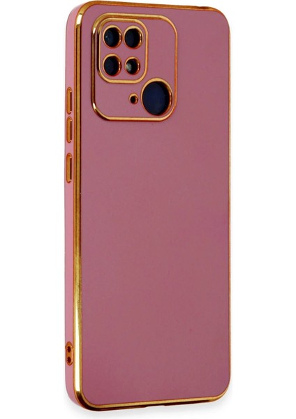Newface Xiaomi Redmi 10C Kılıf Volet Silikon - Kırmızı