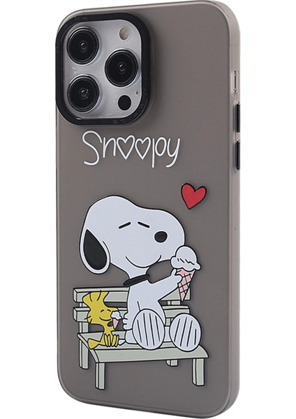 Newface iPhone 13 Pro Max Kılıf Prada Desenli Kapak - Prada Siyah - 2