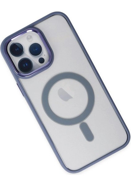 Newface iPhone 14 Pro Max Kılıf Room Magneticsafe Silikon - Sierra Blue modelleri