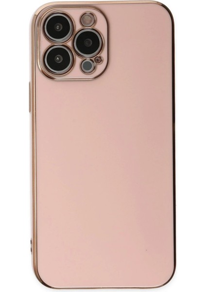 Newface iPhone 14 Pro Max Kılıf Volet Silikon - Pembe