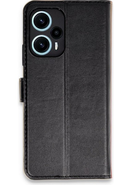 Newface Xiaomi Poco F5 Kılıf Trend S Plus Kapaklı Kılıf - Siyah