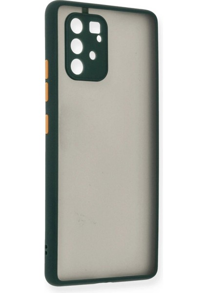 Newface Samsung Galaxy A91 / S10 Lite Kılıf Montreal Silikon Kapak - Yeşil