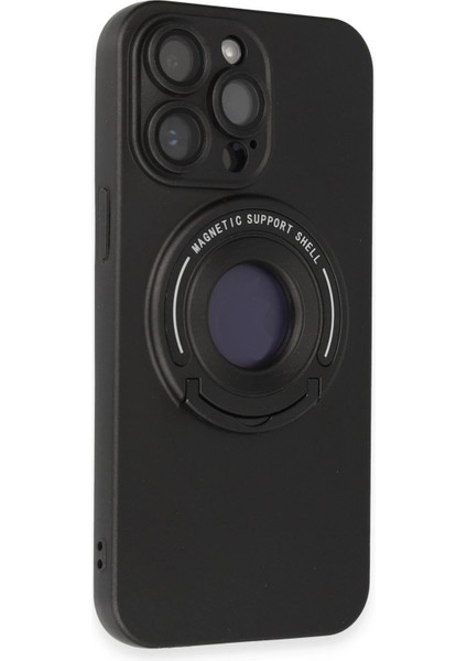 Newface iPhone 13 Pro Max Kılıf Lukka Magneticsafe Kapak - Siyah