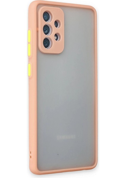 Newface Samsung Galaxy A72 Kılıf Montreal Silikon Kapak - Pembe