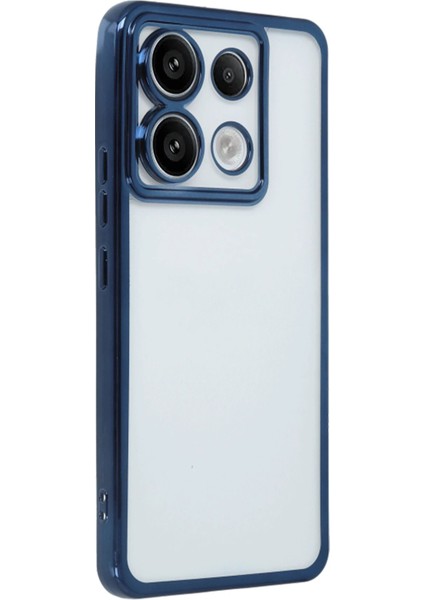 Newface Xiaomi Redmi Note 13 Pro 5g Kılıf Razer Lensli Silikon - Lacivert fiyatları
