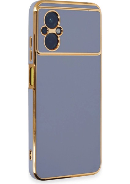 Newface Xiaomi Poco M5 Kılıf Volet Silikon - Mavi