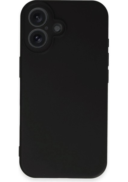 Newface iPhone 16 Plus Kılıf First Silikon - Siyah