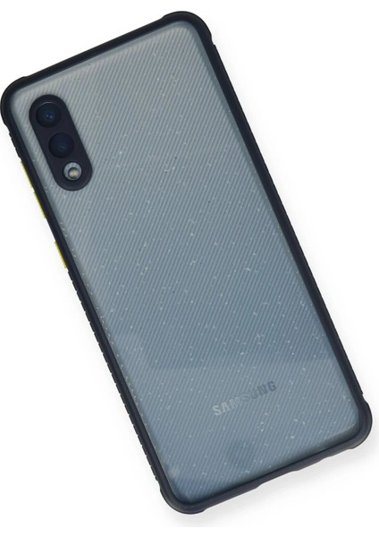 Newface Samsung Galaxy A02 Kılıf Miami Şeffaf Silikon - Lacivert modelleri