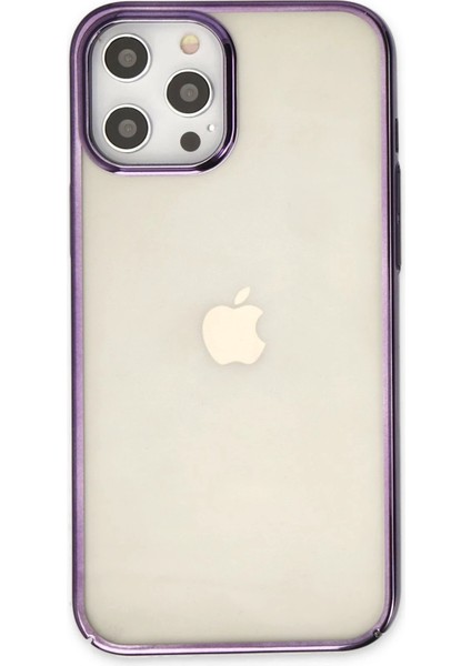 Newface iPhone 12 Pro Max Kılıf Element Silikon - Mor