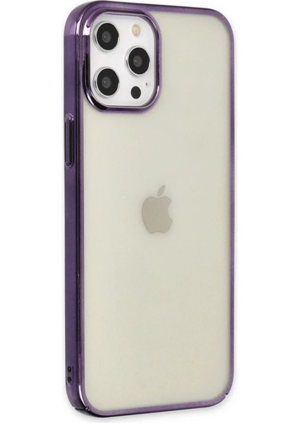 Newface iPhone 12 Pro Max Kılıf Element Silikon - Mor