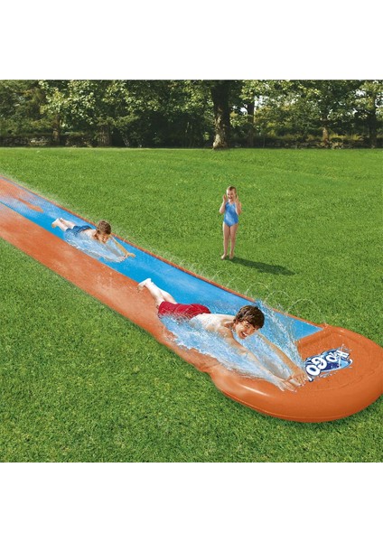 Yarışa Hazırmısın!.. 2 Kişilik Su Kaydırağı - 488 cm x 138 cm - (52328) modelleri