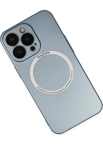 Newface iPhone 13 Pro Max Kılıf Jack Magneticsafe Lens Silikon - Sierra Blue fiyatları