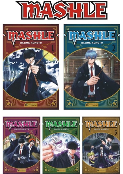 Mashle 1-2-3-4-5 Manga Seti