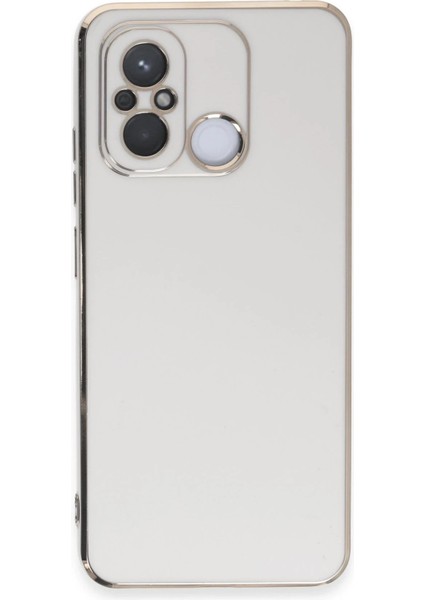 Newface Xiaomi Redmi 12C Kılıf Volet Silikon - Beyaz