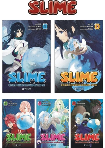 Slime Olarak Reenkarne Olduğum Zaman 1-2-3-4-5 Manga Seti