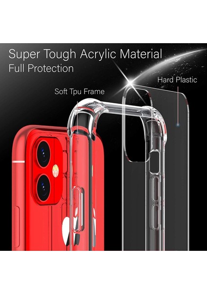 iPhone 11 Uyumlu Darbe Önleyici Sararmaya Dayanıklı Airbag Korumalı Ultra Slim Tpu Şeffaf Silikon Kılıf modelleri