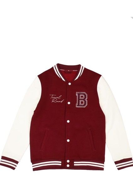 Brg Bordo Erkek Kolej Regular Fit Ceket