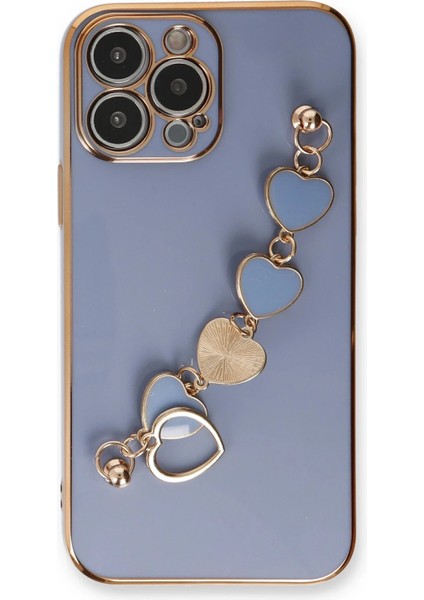 Newface iPhone 13 Pro Max Kılıf Esila Silikon - Gri