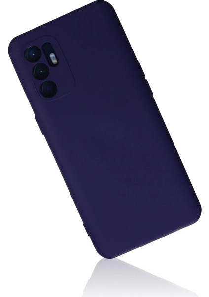 Newface Oppo Reno 6 Kılıf Nano Içi Kadife Silikon - Mor fiyatları