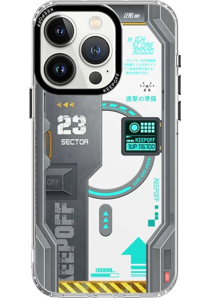 Keep Off iPhone 15 Pro Max Future Armor Magsafe Kapak - Advance Attack